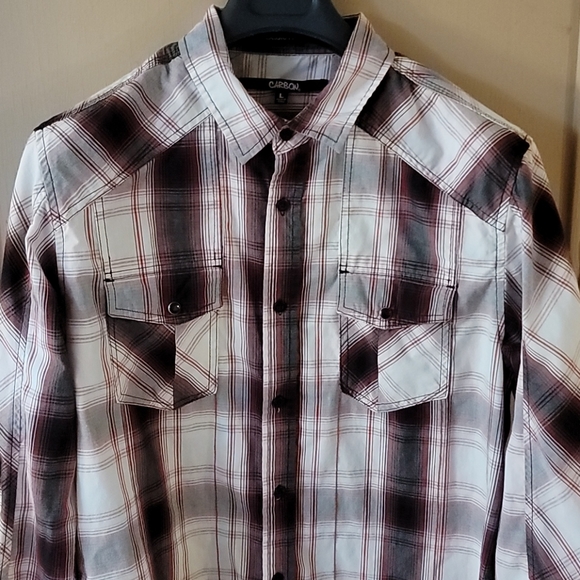 Carbon Other - Carbon Size Large Button Down 60% Cotton 40% Poly